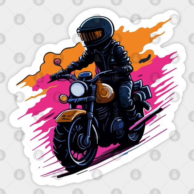 Bike lover sticker top